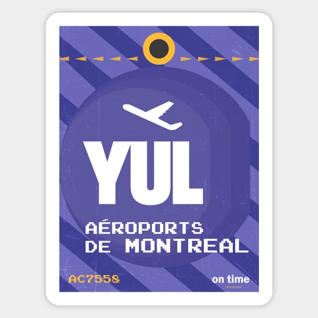 YUL Aeroports de Montreal Sticker by Woohoo